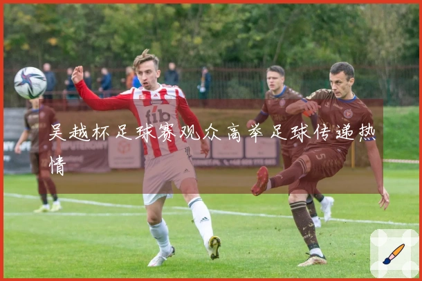 吴越杯足球赛观众高举足球传递热情